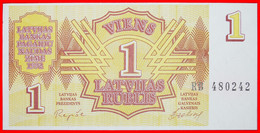 * GOLD RAYS: Latvia (ex. USSR, Russia) ★ 1 ROUBLE 1992! UNC CRISP! LOW START ★ NO RESERVE! - Autres - Asie