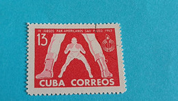 CUBA - Timbre 1965 : Sports - IVe Jeux Panaméricains à Säo Paulo '65 - Baseball - Usati