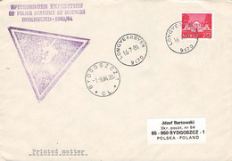 NORWAY -LETTER 1984 LONGYEARBEN > PL / ZC107 - Lettres & Documents