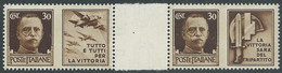 1942 REGNO PROPAGANDA DI GUERRA 30 CENT PONTE MNH ** - M22 - Kriegspropaganda