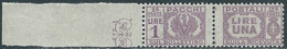 1946 LUOGOTENENZA PACCHI POSTALI 1 LIRA MNH ** - RB14-2 - Pacchi Postali