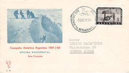 ARGENTINA - SPECIAL COVER 1961 CAMPANA ANTÁRTICA ARGENTINA 1961/62 / ZC109 - Cartas