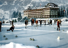 Villars S/Ollon - Le Villars-Palace Et Sa Place De Curling (35280) * 17. 1. 1969 - Ollon