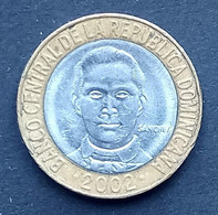 République Dominicaine - 5 Pesos 2002 - Dominicaanse Republiek