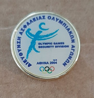 Athens 2004 Olympic Games, Security Pin - Jeux Olympiques