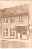 NORTHEIM Schlachterei Wurstwaren Fritz Koch Original Private Fotokarte Gelaufen 29.7.1914 - Northeim