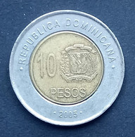 République Dominicaine - 10 Pesos 2005 - Dominicaine