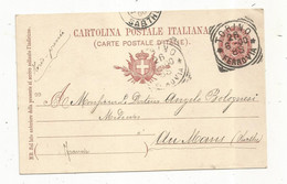 Entier Postal , Lettre, ITALIE, TORINO, FERROVIA , 1901 , 2 Scans - Machines à Affranchir (EMA)