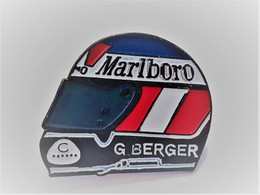PINS F1 CASQUE MARLBORO G. BERGER / 33NAT - F1
