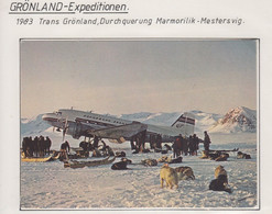 Greenland Postcard Aircraft On Skis, Scoresbysund Used 9-3-1985 (LG181) - Grönland