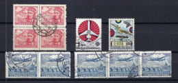 TCHEKOSLOVAQUIE:  "AVIONS", Lot  D'obl. - Airmail