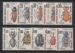 SPM - 1986 - Taxe TT N°Yv. 82 à 91 - Insectes - Neuf Luxe ** / MNH / Postfrisch - Impuestos