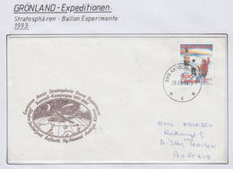 Greenland 1993 Cover European Arctic Stratospheric Ozone Experiment Ca 3.01.1993 (LG184) - Polar Flights