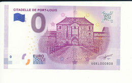 Billet Touristique 0 Euro - CITADELLE DE PORT-LOUIS - UEKL - 2018- 2 - N° 808 - Other & Unclassified