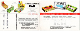 GARD - Dépt N° 30 = NIMES 1963 = CARTE REPONSE T  ' ETABLISSEMENTS CAR ' + PRESENTOIR REGLISSE - Cards/T Return Covers