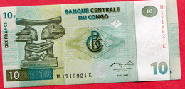 10 Francs 1997 Neuf 3 Euros - Repubblica Del Congo (Congo-Brazzaville)