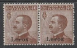 1912 Egeo (Lero) 40c. Gomma Originale Integra MNH** - Aegean (Lero)