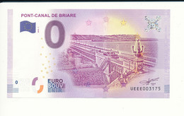 Billet Touristique 0 Euro - PONT-CANAL DE BRIARE - UEEE - 2018-1 - N° 3175 - Other & Unclassified