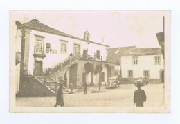 F1034) Portugal Castelo Branco Fotográfico Amador Animado C. 1939 Automóveis Carros Antigos Paços Do Concelho (cansado) - Castelo Branco