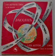 Album Chromos Chocolat Jacques Complet - Autos 1964 Dans Le Monde - Sammelbilderalben & Katalogue