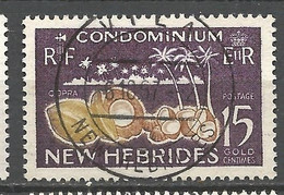 NOUVELLE-HEBRIDES N° 208 CACHET VILA - Used Stamps