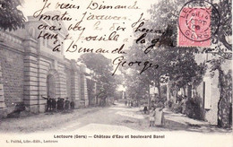 CPA LECTOURE 32 - Château D'eau Et Boulevard Banel - Lectoure