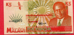 5 Kwacha Neuf 3 Euros - Malawi