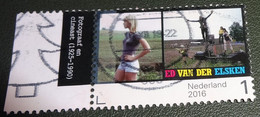 Nederland - NVPH - 3424 - 2016 - Gebruikt - Cancelled -  Fotografie Ed Van Der Elsken - Mensen Op Straat - Tab - Used Stamps