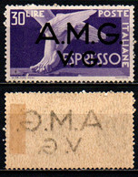 ITALIA - AMGVG - VARIETA' - DECALCO DELLA SOVRASTAMPA - Used