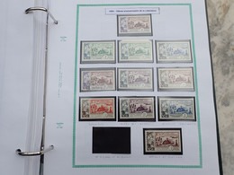 COLLECTION. COLONIES. 1956. LIBERATION. 11 TIMBRES NEUFS**. SUR PAGES Y-T - Unclassified