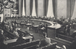 League Of Nations Council Chamber Switzerland Old Postcard - Cham