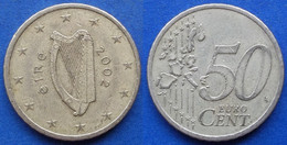 IRELAND - 50 Euro Cents 2002 KM# 37 - Edelweiss Coins - Ireland
