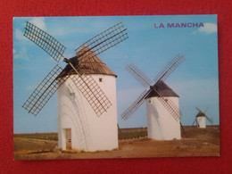 POSTAL CARTE POSTALE CASTILLA LA MANCHA ESPAÑA MOLINOS DE VIENTO WINDMILLS MILLS SPAIN ESPAGNE SPANIEN POST CARD..VER... - Altri & Non Classificati