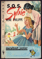 Marabout Junior Mademoiselle N°104 - René Philippe- "S.O.S. Sylvie" - 1960 - Marabout Junior