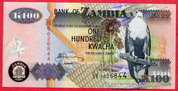 100 Kwacha  Neuf 2 Euros - Zambie