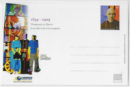 Argentina 2005 Postal Stationery Card Blessed Juan Bautista Scalabrini Religion Virgin Mary With Child Jesus Unused - Interi Postali