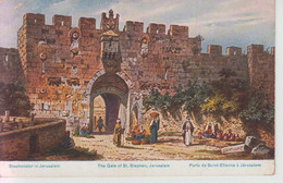 CPA Illustrateur Perlberg - Jerusalem - The Gate Of St. Stephen / Porte De Saint-Etienne - Perlberg, F.