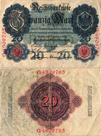 Germany 20 Mark 1914 P-46b  Deutschland Allemagne  #4357 - 20 Mark