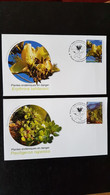 Polynesia 2022 Polynesie Endangered Endemic Plants Flore Flora Fiori 2v FDC PJ - Unused Stamps