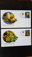 Polynesia 2022 Polynesie Endangered Endemic Plants Flore Flora Fiori 2v FDC PJ - Neufs