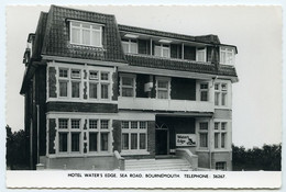 BOURNEMOUTH : HOTEL WATER'S EDGE, SEA ROAD - Bournemouth (until 1972)