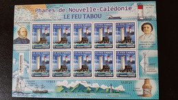 Caledonia 2021 Caledonie Lighthouse TABOU Phare Leuchtturm Faro Architecture 10v Mnh FULL - Nuovi