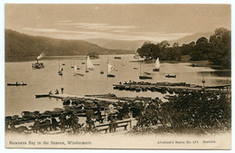 LAKE DISTRICT : WINDERMERE, BOWNESS BAY IN THE SEASON (ABRAHAM'S SERIES) / WETHERBY / BARMOUTH, MIN-Y-MOR PRIVATE HOTEL - Windermere