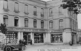 GAILLAC - Place Dom-Vaysette - Magasins Du Printemps - Galeries Modernes - Belle Voiture Décapotable - Animé - TBE - Gaillac