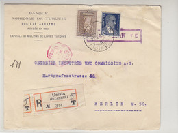 Gesiegelter R-Brief Aus ISTANBUL 22.9.35 Nach Berlin - Briefe U. Dokumente