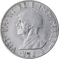 Monnaie, Albania, Vittorio Emanuele III, 2 Lek, 1939, Rome, TTB+, Stainless - Albanien