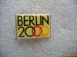 Pin's Berlin 2000, The Olympic Games That Didn't Happen (Les Jeux Olympiques Qui N'ont Pas Eu Lieu) - Jeux Olympiques