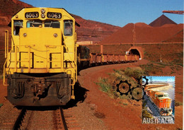 Australia 2008 Heavy Haulers, Iron Ore Train,Maximum Card - Cartas Máxima