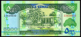 SOMALILAND ZZ REPLACEMENT 5000 SHILLINGS 2011 Pick 21 Unc - Somalia