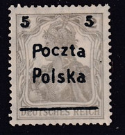 POLAND 1919 Poznan Fi 66 Mint Hinged - Nuovi